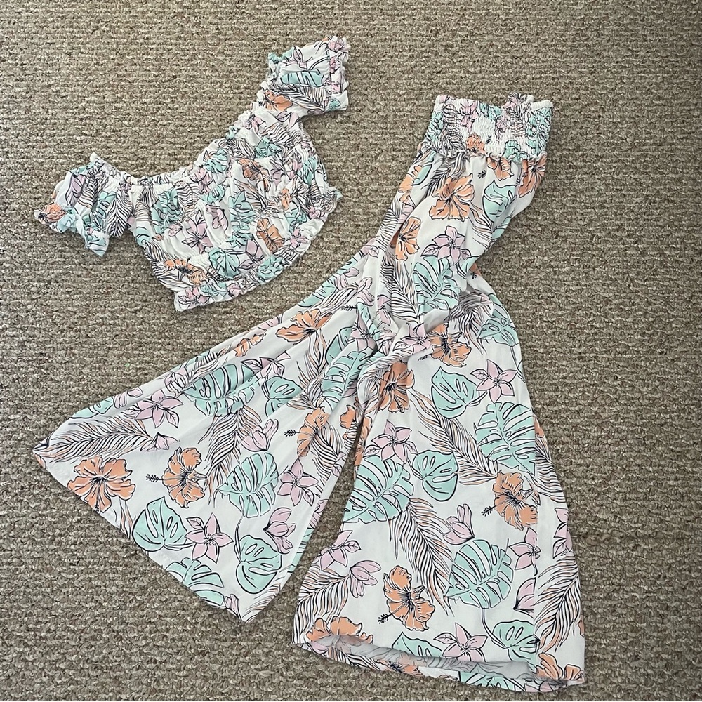 Tropical print set